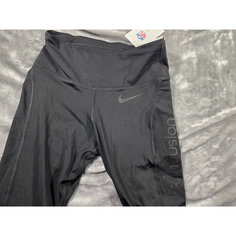 NWT Nike Dri-Fit Houston‎ Texans NFL Women's Small Tight Fit/Mid Rise/ Leggings